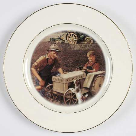 John Deere-Plates Big Wheels, Little Wheels - Boxed