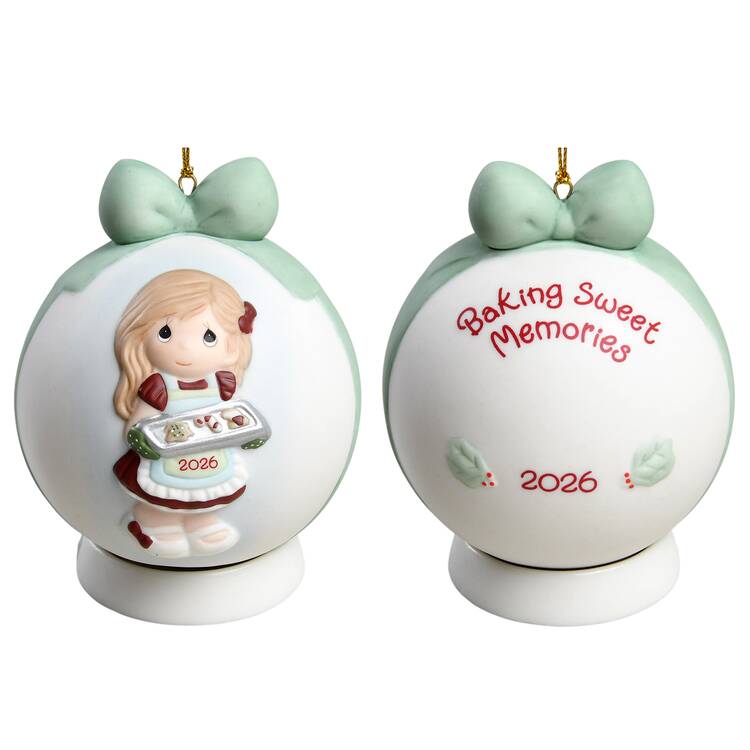 Annual Porcelain Ball Ornament by Precious Moments
