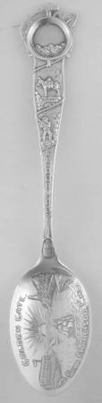Paye & Baker Souvenir Spoons Golden Gate, San Francisco - No Box 42