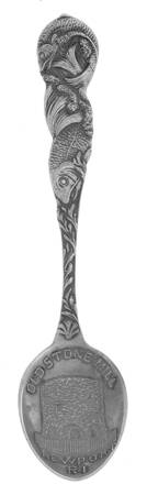 Paye & Baker Souvenir Spoons Old Stone Mill Newport Ri - No Box