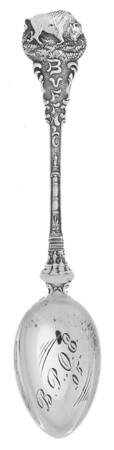 Paye & Baker Souvenir Spoons Buffalo Ny-B.P.O.E. Elks Lodge 1905 - No Box
