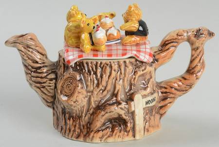 Cardew Designs Tea Pot Teddy Bear Picnic Miniature - No Box