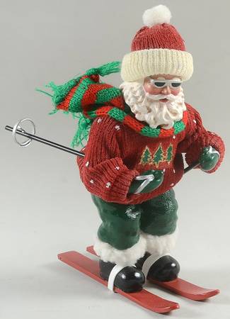 Santa Claus Network Membership Gifts Santa's Slalom - With Box Bx2001