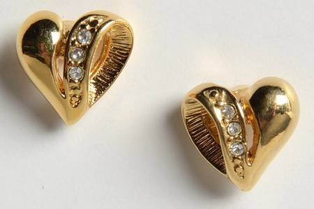 Princess House Jewelry Heart Post Earring - No Box