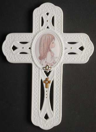 Precious Moments Wall Cross On Your Confirmation Day-Girl - Boxed