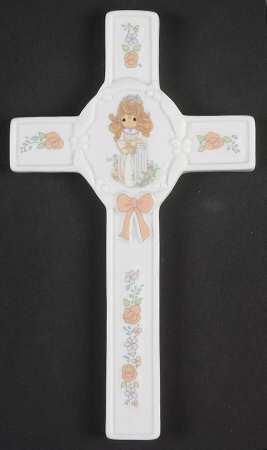 Precious Moments Wall Cross Confirmation Blessings-Girl - Boxed