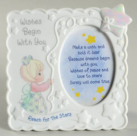 Precious Moments Frames Wishes Begin With You-Reach For The Star - Boxed