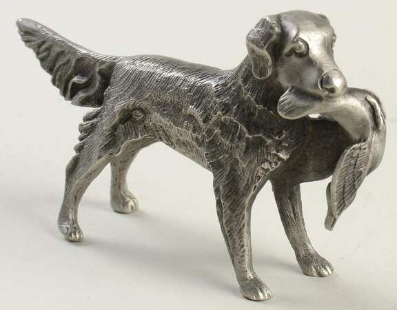 Petwer Port Figurines Retriever W/Duck - No Box