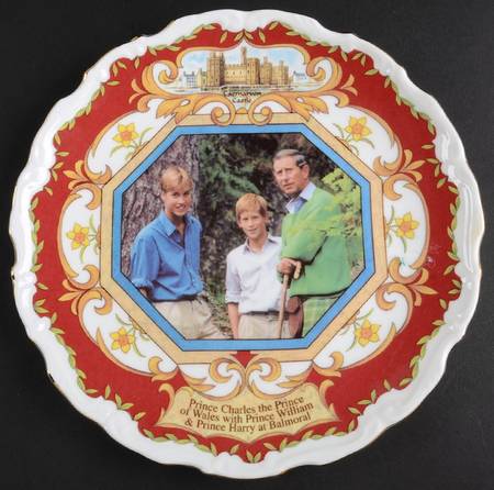 Royalty Giftware Prince Charles 50th Birthday-Plate - Boxed