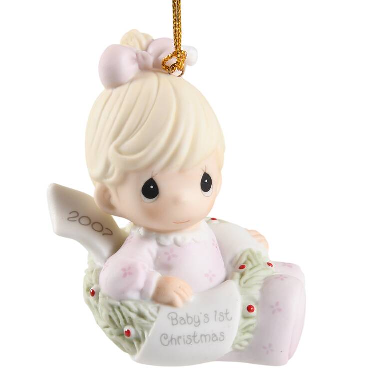 Baby's First Christmas Girl-Baby's First Christmas - Boxed