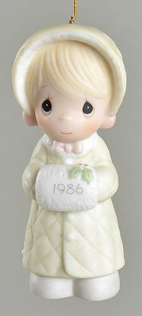 Annual Figural Ornament Wishing You A Cozy Christmas - Boxed
