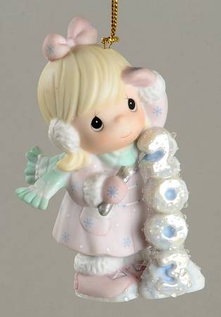 Annual Figural Ornament Icy Good Times Ahead - Boxed