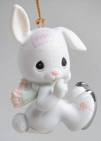 Birthday Collection Ornaments Sno-Bunny Falls For You Like I Do - Boxed