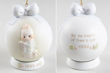 Masterpiece Ball Ornament But The Greatest Of These Is Love - Boxed