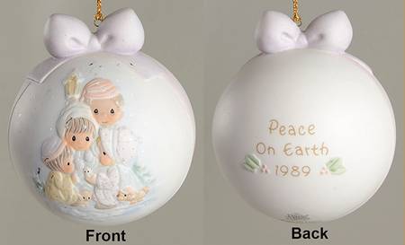 Masterpiece Ball Ornament Peace On Earth - No Box
