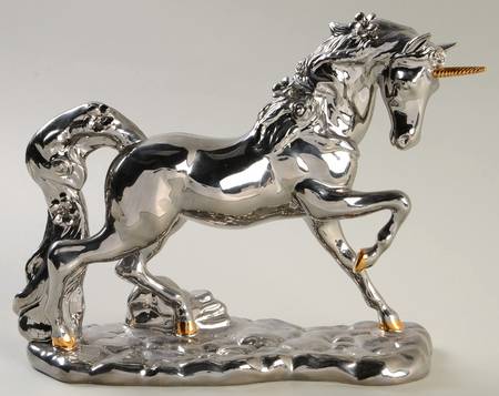 Platinum &amp; Gold Unicorn Collection by Princeton Gallery
