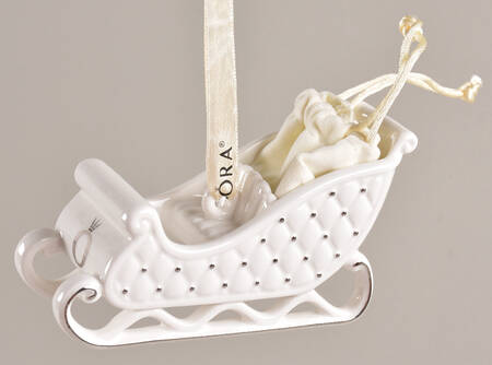 Hidden Gift Ornament Sleigh Ornament - Boxed