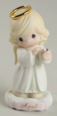Birthstone Angels-Little Moments April - No Box