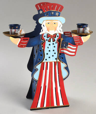 Candle Votives Uncle Sam Candle Holder - No Box
