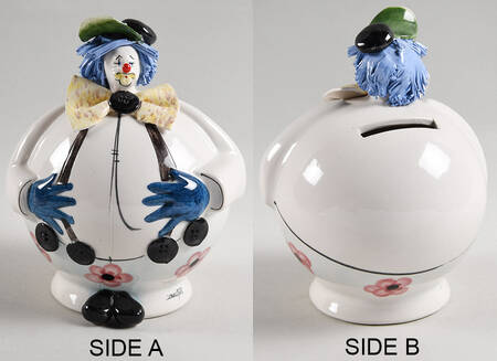 Lino Zampiva Banks Clown-Blue Hair Blue Gloves - Boxed