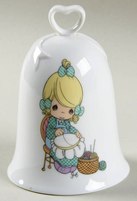 Heart Handle Bells Mother Sew Dear - No Box