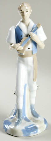 Figurines By Pales Si Young Man With Guitar - No Box