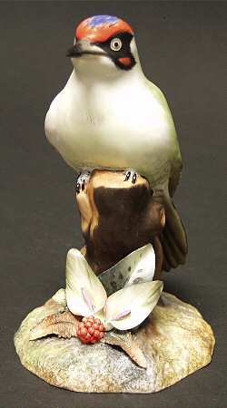 Bird Figurines Green Woodpecker - No Box