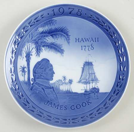 Bicentennial Plate Captain James Cook - Boxed