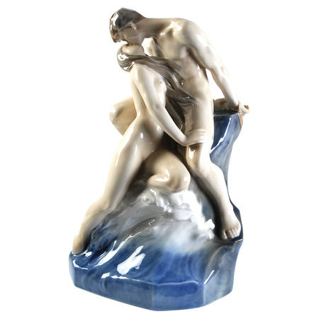 Couples Wave And Rock - No Box