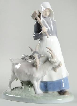World Life Girl With Goats - No Box