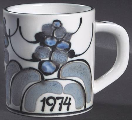 Annual Mug-Small 1974 By Ellen Malmer - No Box