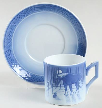 Christmas Cup &amp; Saucer by Royal Copenhagen