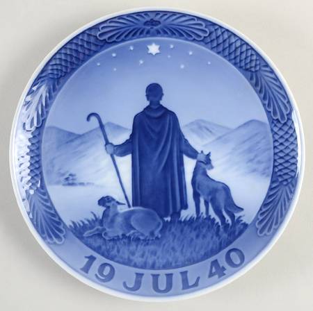 Annual Christmas Plate The Good Shepherd - No Box