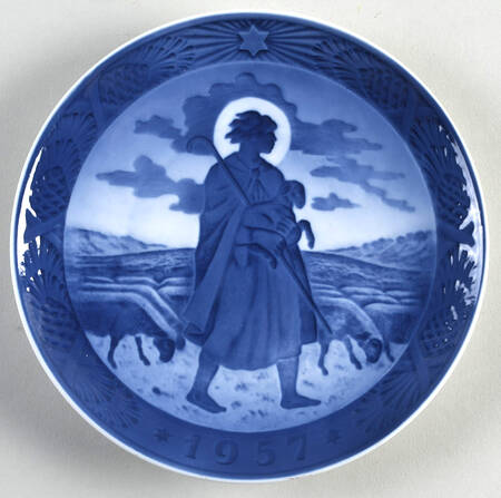 Annual Christmas Plate The Good Shepherd - No Box