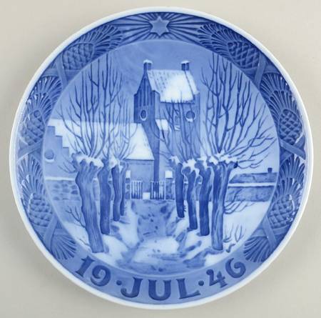 Annual Christmas Plate Zealand Village Church - No Box