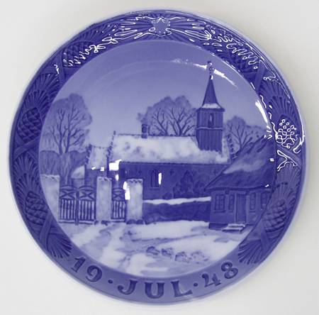 Annual Christmas Plate Nodebo Church - No Box