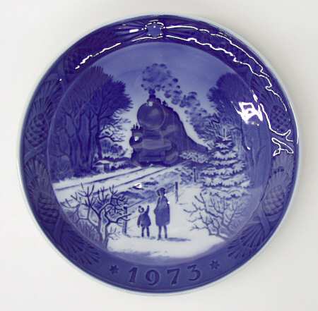 Annual Christmas Plate Train Homeward Bound - No Box