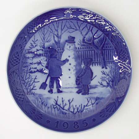 Annual Christmas Plate The Snowman - Boxed