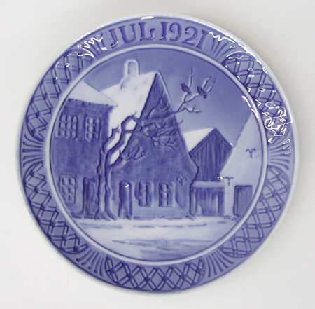 Annual Christmas Plate Aabenraa Marketplace - No Box