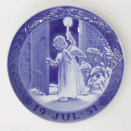 Annual Christmas Plate Christmas Angel - No Box