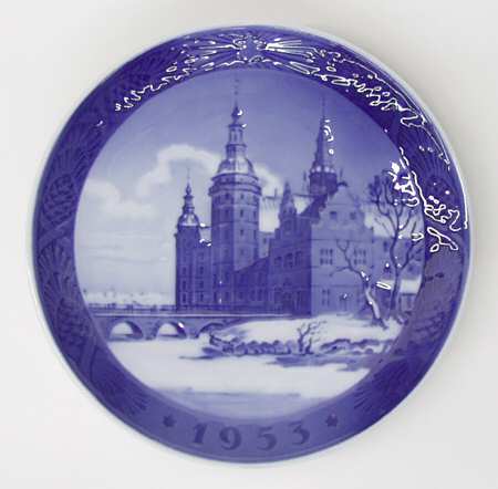 Annual Christmas Plate Frederiksberg Castle - No Box