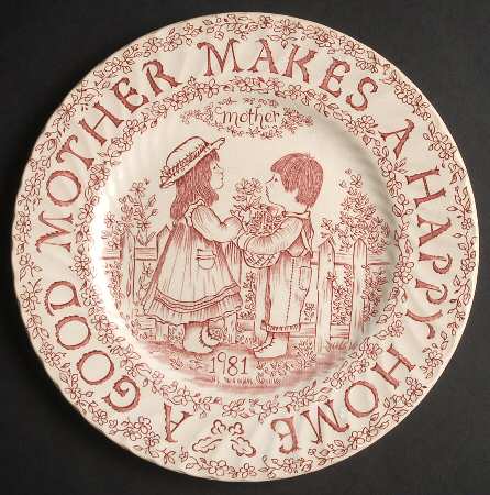 Mother's Day Plate by Royal Crownford