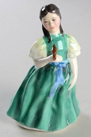Royal Doulton Figurine Francine-Bird Tail Down - Boxed