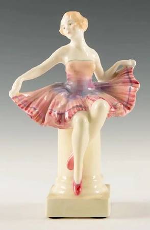 Royal Doulton Figurine Columbine-Orange&Lavender - No Box Nb1950