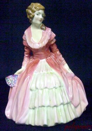 Royal Doulton Figurine Charmain-Red & Green - With Box Bx1921