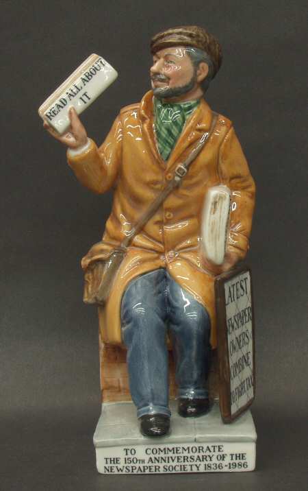 Royal Doulton Figurine The News Vendor - Boxed