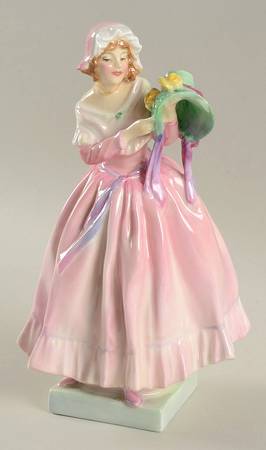 Royal Doulton Figurine The New Bonnet - Nb1374, No Box