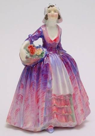 Royal Doulton Figurine Janet-Red & Purple - With Box Bx1920