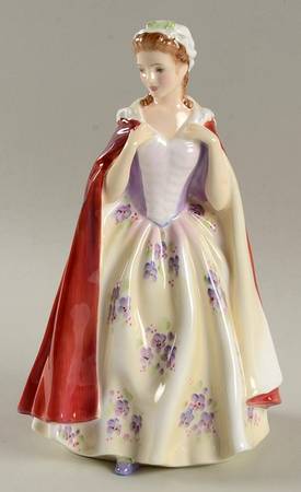 Royal Doulton Figurine Bess--Red/Cream - With Box Bx961