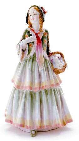Royal Doulton Figurine Clemency-Green/Orange - With Box Bx1945